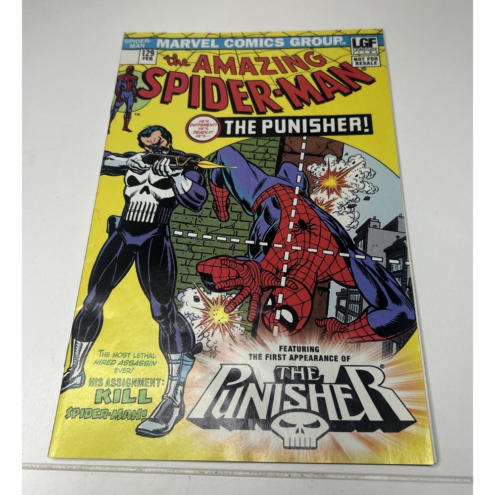 Amazing Spider-man #129 Lions Gate Reprint 1st Punisher Marvel 2004 Movie Promo
